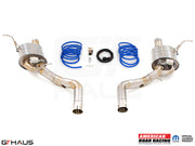 Premium performance exhaust system for 2017+ Dodge Durango SRT8 with 6.4 HEMI V8, featuring stainless steel construction and electronic valve control.