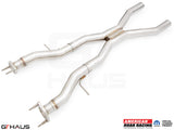 Stainless steel catback X-pipe resonator delete section for 2012+ Jeep Grand Cherokee R/T with 5.7 HEMI V8.