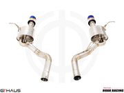 Premium performance exhaust system for Jeep Grand Cherokee R/T (2012+) featuring stainless steel construction and electronic valve control.