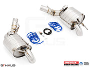 Premium exhaust system for 2020+ Jeep Wagoneer 3.0T V6, featuring stainless steel construction and performance enhancements.