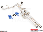 Premium performance exhaust system for Jeep Wrangler JL 2018+ Rubicon 392 with 5.7 HEMI V8, featuring stainless steel construction.