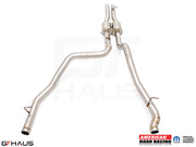 Premium stainless steel exhaust system for RAM RHO (V6T) 2025+, enhancing performance and sound quality.