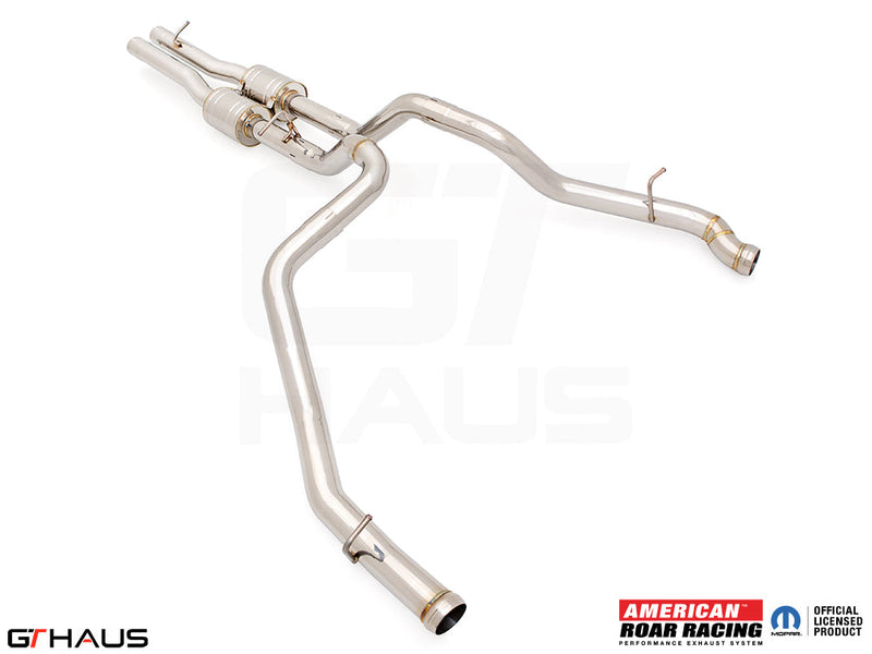 Premium stainless steel exhaust system for RAM RHO (V6T) 2025+, featuring enhanced performance and durability.