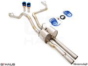 Premium exhaust system for RAM RHO V6T (2025+) featuring stainless steel construction and performance components.