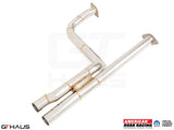 Premium 76mm front pipe for 2021-2024 RAM TRX with Velocity Chamber, enhancing performance and exhaust flow.