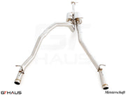 Premium performance exhaust system for 2019+ RAM 1500 with 5.7 HEMI V8, featuring stainless steel construction and enhanced sound.
