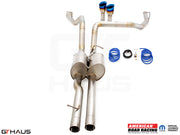 Premium performance exhaust system for RAM TRX 6.2L SC HEMI V8, featuring stainless steel construction and enhanced sound.