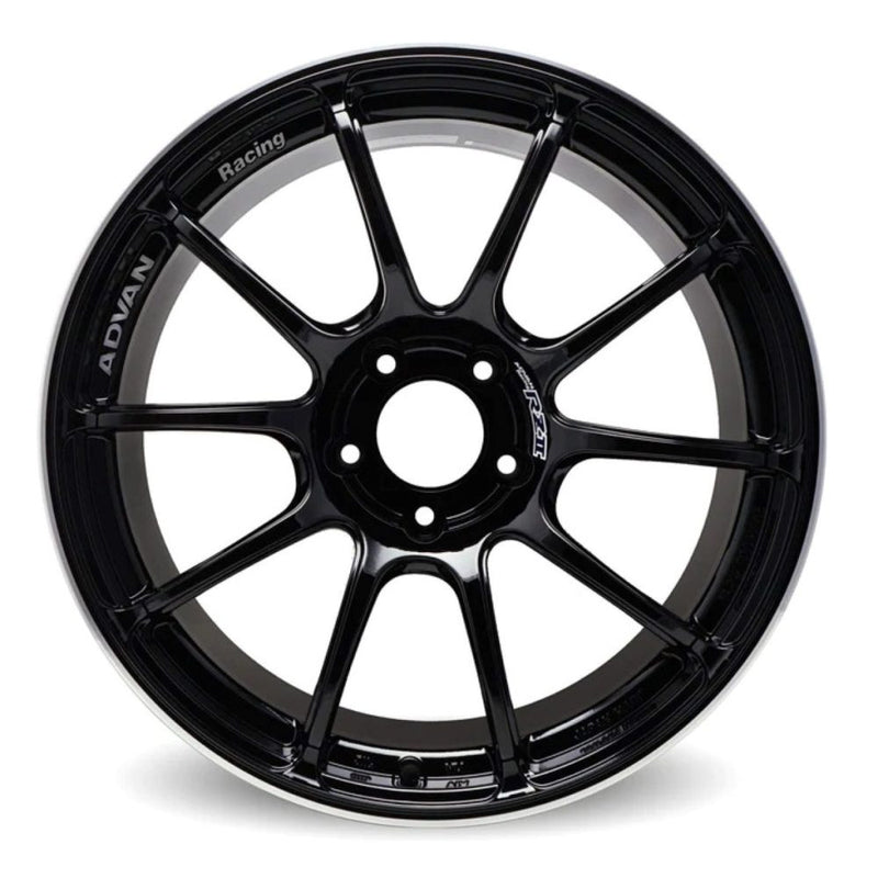 Advan RZII 17x8.5 +31 5x114.3 Racing Gloss Black Wheel