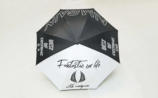AIMGAIN Type 1 UV protection and rain umbrella with carbon-fiber-look handle