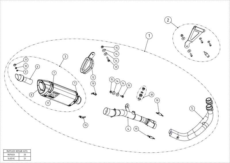 Akrapovic Replacement Nut