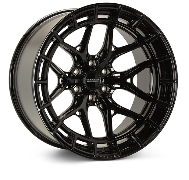 Vossen HF-8 22x9.5 / 5x112 BP / ET8 / 66.5 CB / Deep - EMC Polished / Brushed Wheel