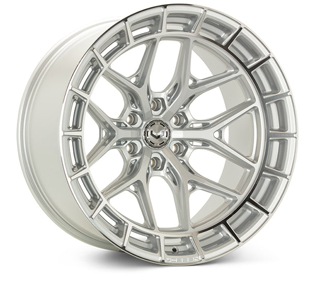 Vossen HFX-1 20x10.5 - 5x120 - ET38 - Deep - 72.56 - Silver Polished Wheel