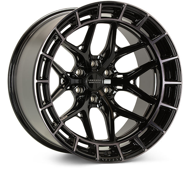 Vossen HF-9 24x10 - 6x135 - ET25 - Deep - 87.1 - Gloss Black Polished Wheel