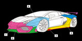 Aimgain GT Type II Wide Body design on the Lamborghini Aventador - image 3