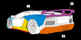 Aimgain GT Type II Wide Body design on the Lamborghini Aventador - image 4