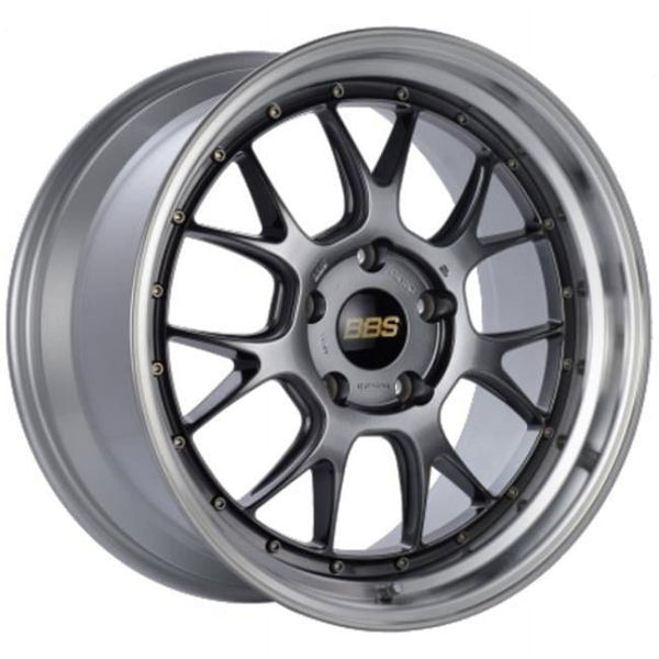 BBS LM 20x8.5 5x114.3 ET30 PFS Diamond Black Center Diamond Cut Lip Wheel -82mm PFS/Clip Required