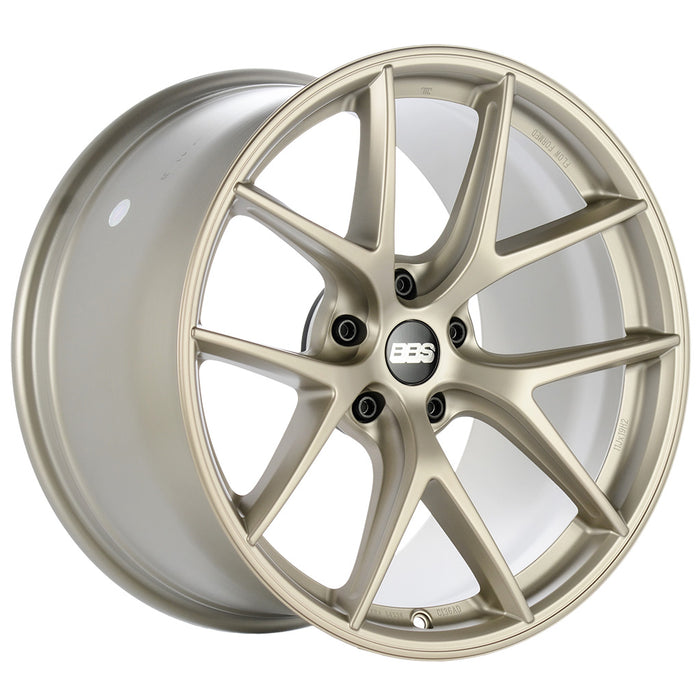 BBS CI-R White Gold Wheel – Lightweight flow-formed German alloy with Y-spoke design and satin pearl finish BBS CI-R