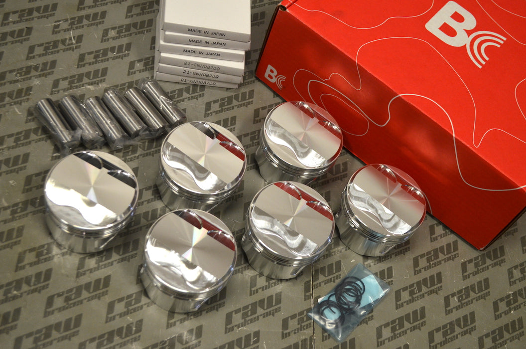 Brian Crower Pistons CP Custom w/ 5100 Alloy Pins, Rings & Locks for Hyundai G6DA Stroker (Set of 6)