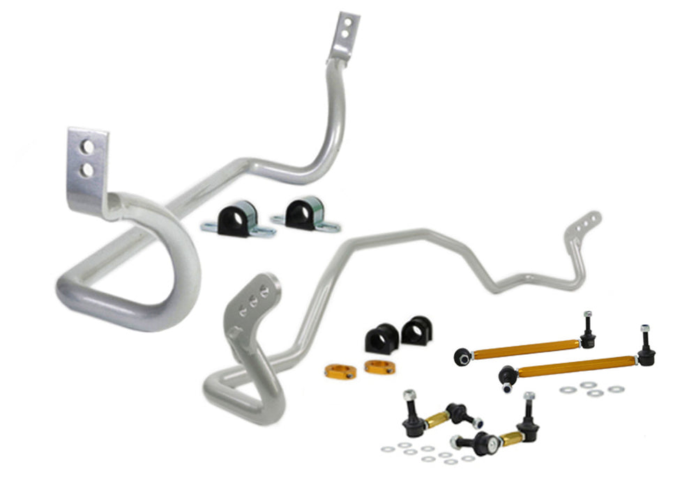 Whiteline 09-15 Mitsubishi Lancer Ralliart Front & Rear Sway Bar Kit