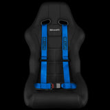 BRAUM 4-Point 2 in Racing Harness - Blue
