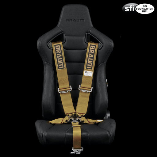 BRAUM 5-Point 3 in SFI 16.1 Approved Racing Harness - Bronze