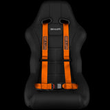 BRAUM 4-Point 2 in Racing Harness - Orange