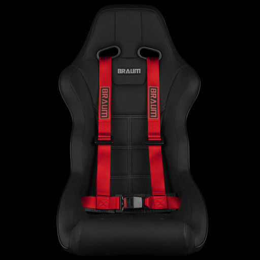 BRAUM 4-Point 2 in Racing Harness - Red