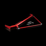 BRAUM 05-14 Ford Mustang Harness Bar - Red Gloss