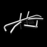 BRAUM 15-19 Ford Mustang Harness Bar - White Gloss
