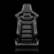 BRAUM Elite / Elite-X Fixed Back Bucket Seat - ELITE Series | Black Leatherette - view 2