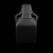BRAUM Elite-R Fixed Back Bucket Seat - Black Leatherette | Black Stitching - view 4