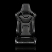 BRAUM Elite / Elite-X Fixed Back Bucket Seat - ELITE-X Series | Black Leatherette - view 2
