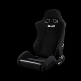BRAUM Advan Series Sport Reclining Seats - Black Cloth
