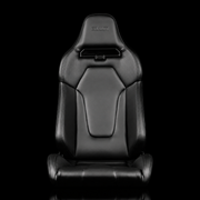 BRAUM Viper-X Fixed Back Bucket Seat - Black Leatherette - view 2