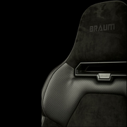 BRAUM Viper-X Fixed Back Bucket Seat - Black Suede - view 3