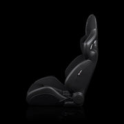 BRAUM Orue-S Series Sport Reclining Seats - Black Leatherette | Grey Plaid - view 3