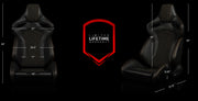 BRAUM Orue-S Series Sport Reclining Seats - dimensions and reference diagram