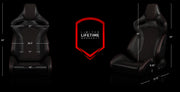BRAUM Orue-S Series Sport Reclining Seats - dimensions and reference diagram