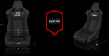 BRAUM Venom-R Fixed Back Bucket Seat - Black Cloth - view 4
