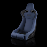 BRAUM Venom-R Fixed Back Bucket Seat - Navy Blue Cloth