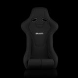 BRAUM Falcon-R Composite FRP Fixed Back Bucket Seat - Black Cloth - view 2