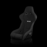 BRAUM Falcon-R Composite FRP Fixed Back Bucket Seat - Black Cloth