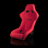 BRAUM Falcon-R Composite FRP Fixed Back Bucket Seat - Red Cloth