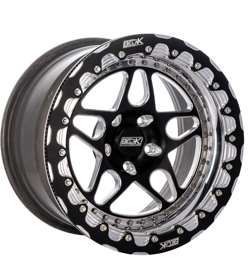 Belak 17x9.5 / 6.25in BS / 6x135mm BP / High Pad / Series 3 - Single Beadlock Wheel w/ Billet Lip