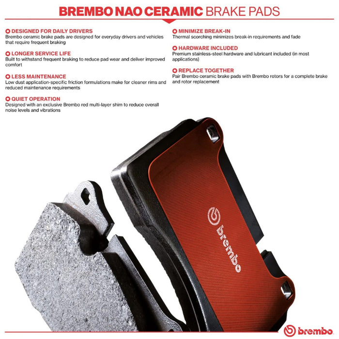 Brembo 19-22 Volvo XC40 Front NAO Brake Pad
