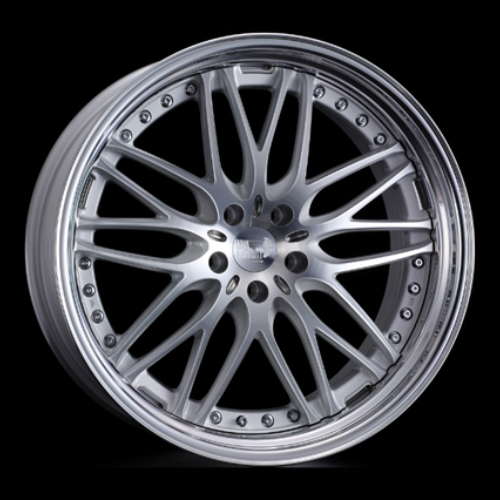 Leon Hardiritt Bugel CV Silver alloy wheel on a black background