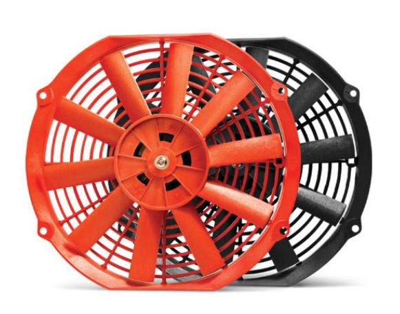 BLOX Racing 12inch Electric Slim Fan - Red