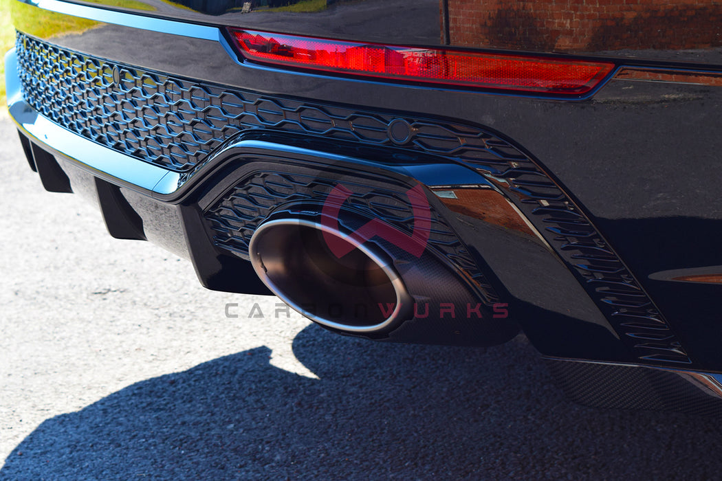Akrapovic 2020+ Audi RS Q8 (M4) Carbon Fiber/Titanium Tip - Right