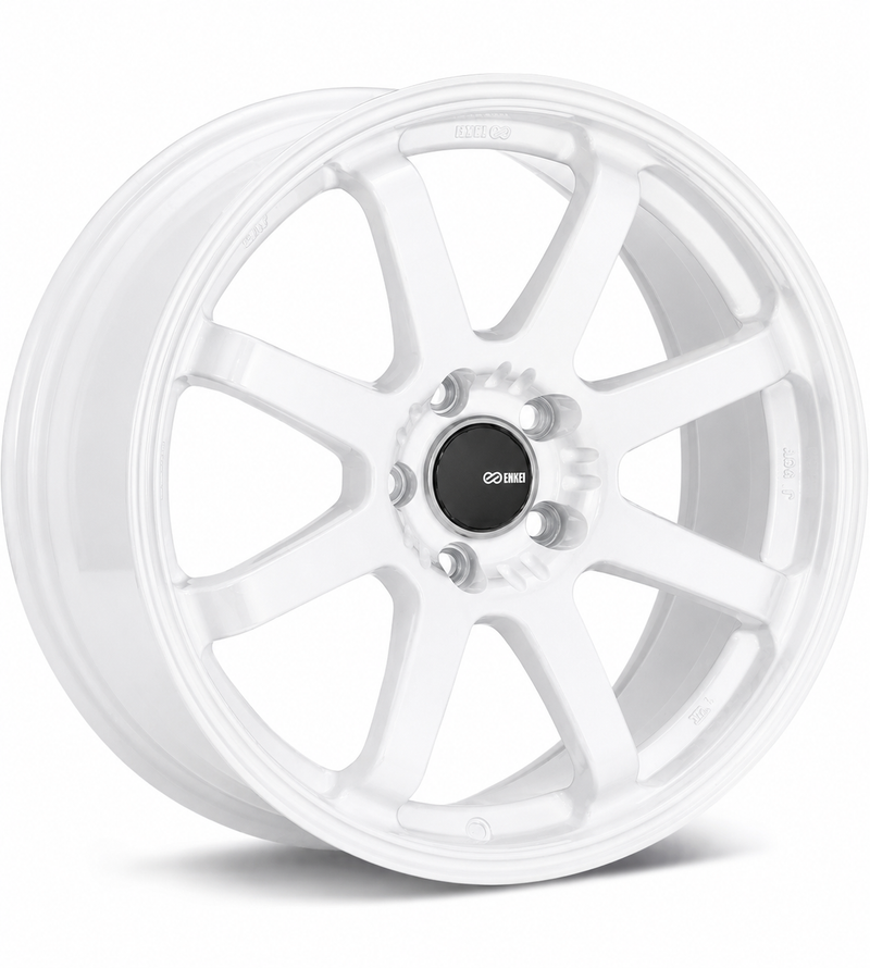 Enkei Vanquish 18x9.5 / 5x120 BP / 45mm Offset / 72.6mm Bore - Gloss White Wheel