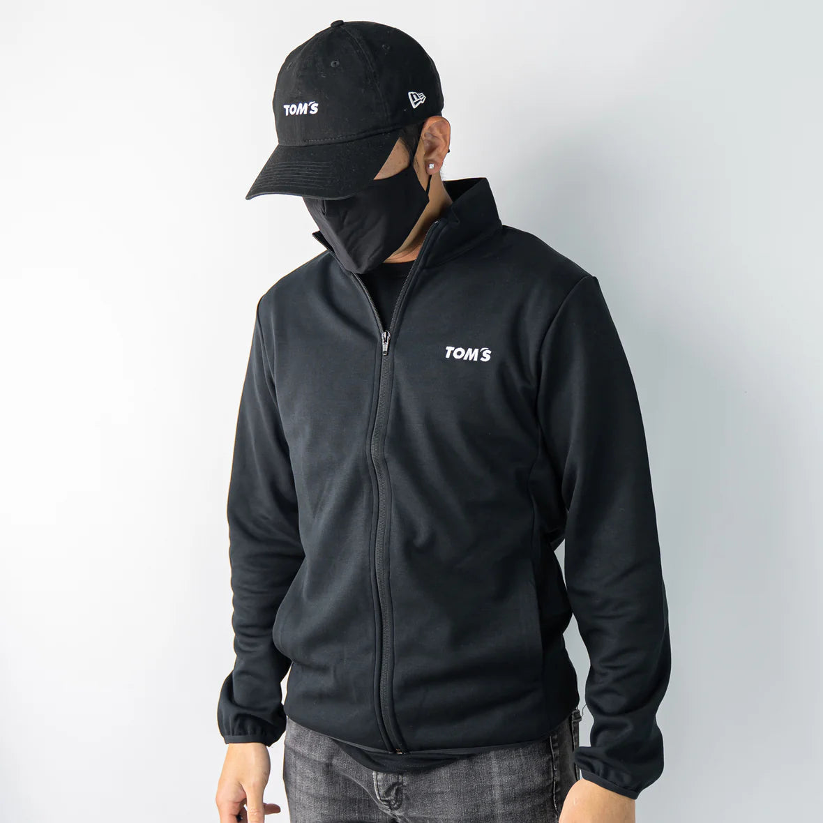 TOM'S Racing - Zip-Up Sports Jacket - Black